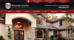 Desktop Screenshot of mcintireestates.com